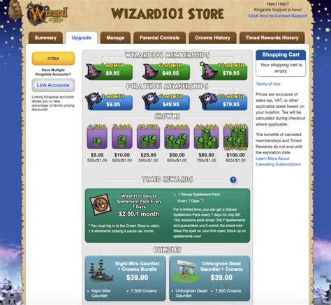 cancel wizard101 subscription